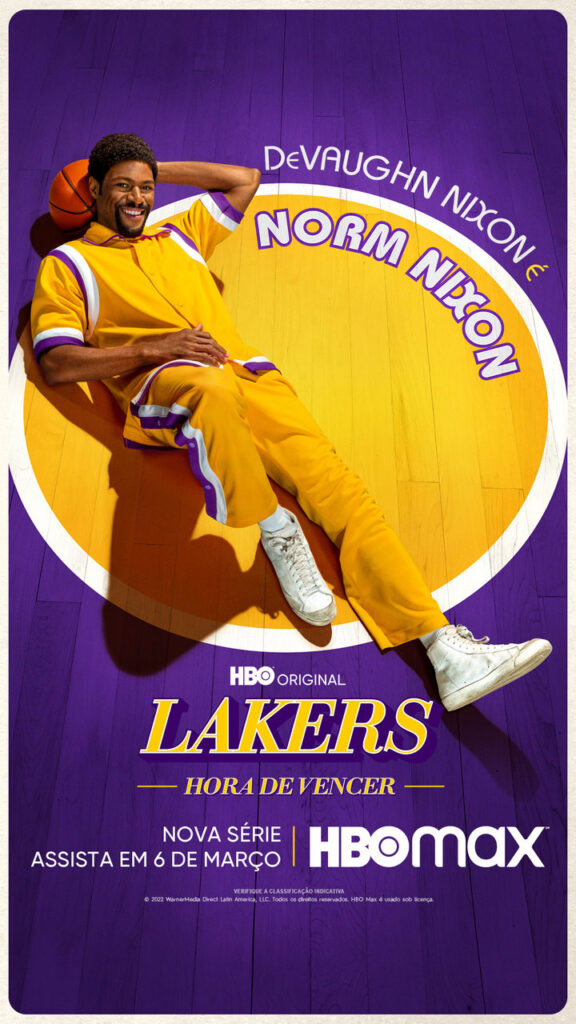 Arte oficial da série Lakers: Hora de Vencer.