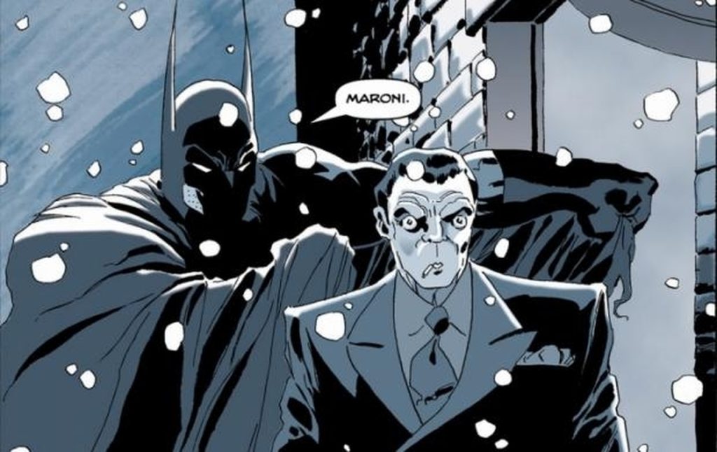 Batman confrontando um mafioso. - otageek