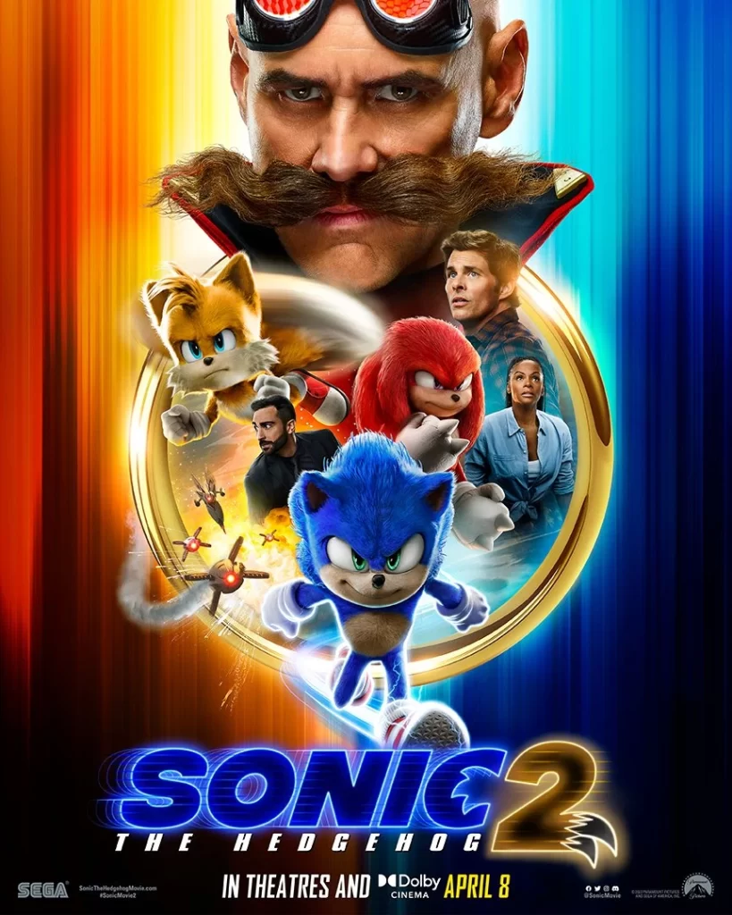 Sonic: 2 O Filme - Poster Otageek