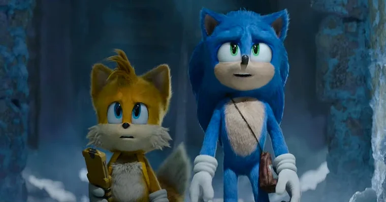 Tails (Colleen O'Shaughnessey) e Sonic (Ben Schwartz) Otageek