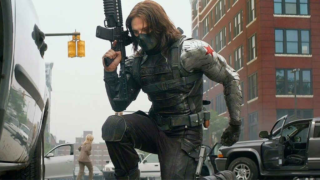 Combo+ Sebastian Stan como o Soldado Invernal da Marvel