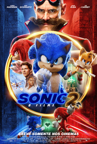 Sonic 2 - O filme, em 7 de abril nos cinemas. - Otageek