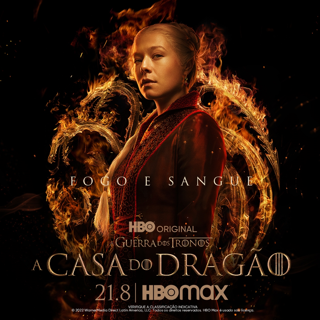 Poster de divulgação de Poster de divulgação de House of the Dragon - Otageek