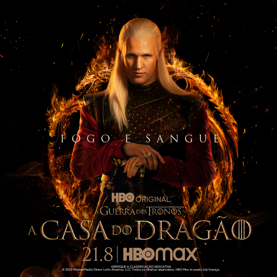 Poster de divulgação de House of the Dragon- Otageek