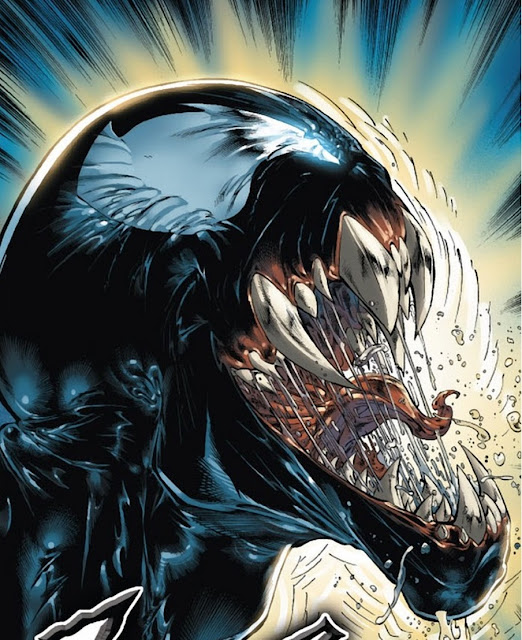 Venom ganha o sorriso maquiavélico na HQ Origem Obscura.