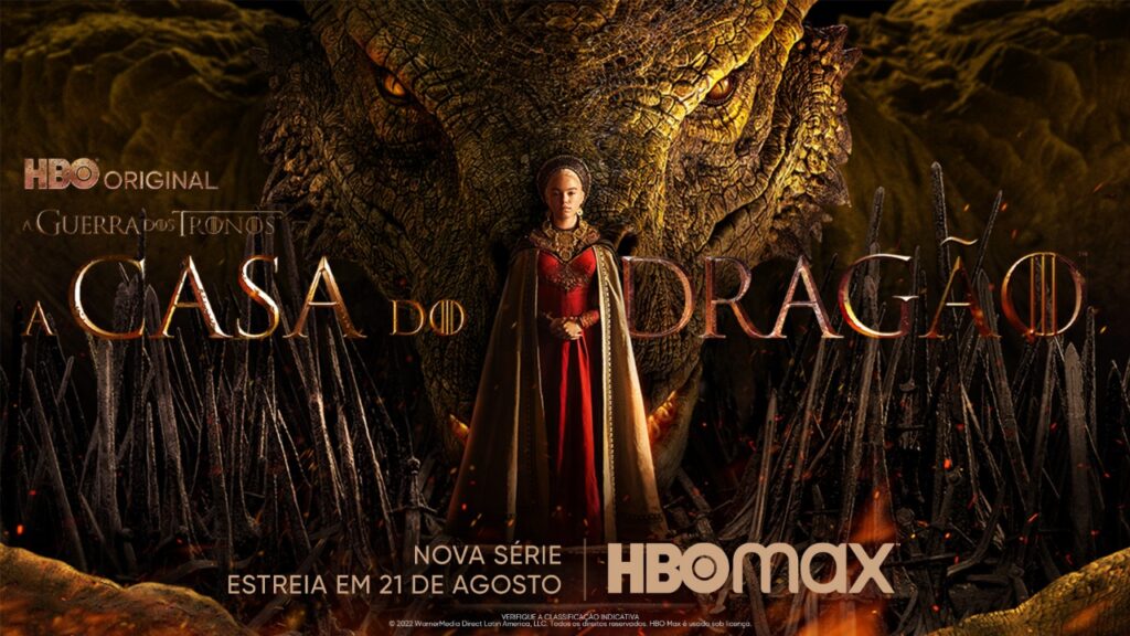 A Casa do Dragão  HBO Max apresenta pôster oficial - Otageek