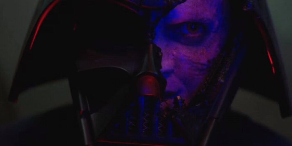 Darth Vader com a máscara quebrada - Crítica - Obi-Wan Kenobi encerra nadando na nostalgia - Otageek