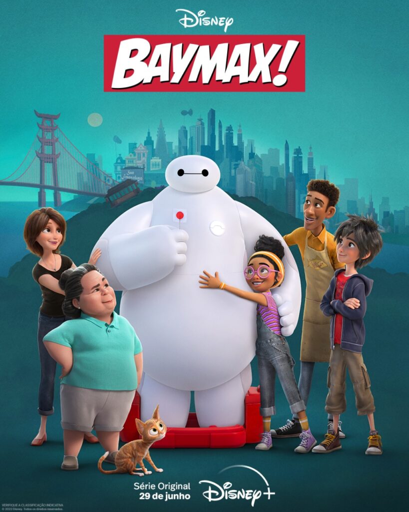 Pôster de Baymax! - Saiba mais sobre a série original do Baymax - Otageek