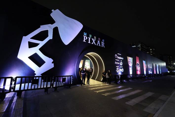 Exposição interativa Mundo Pixar Otageek