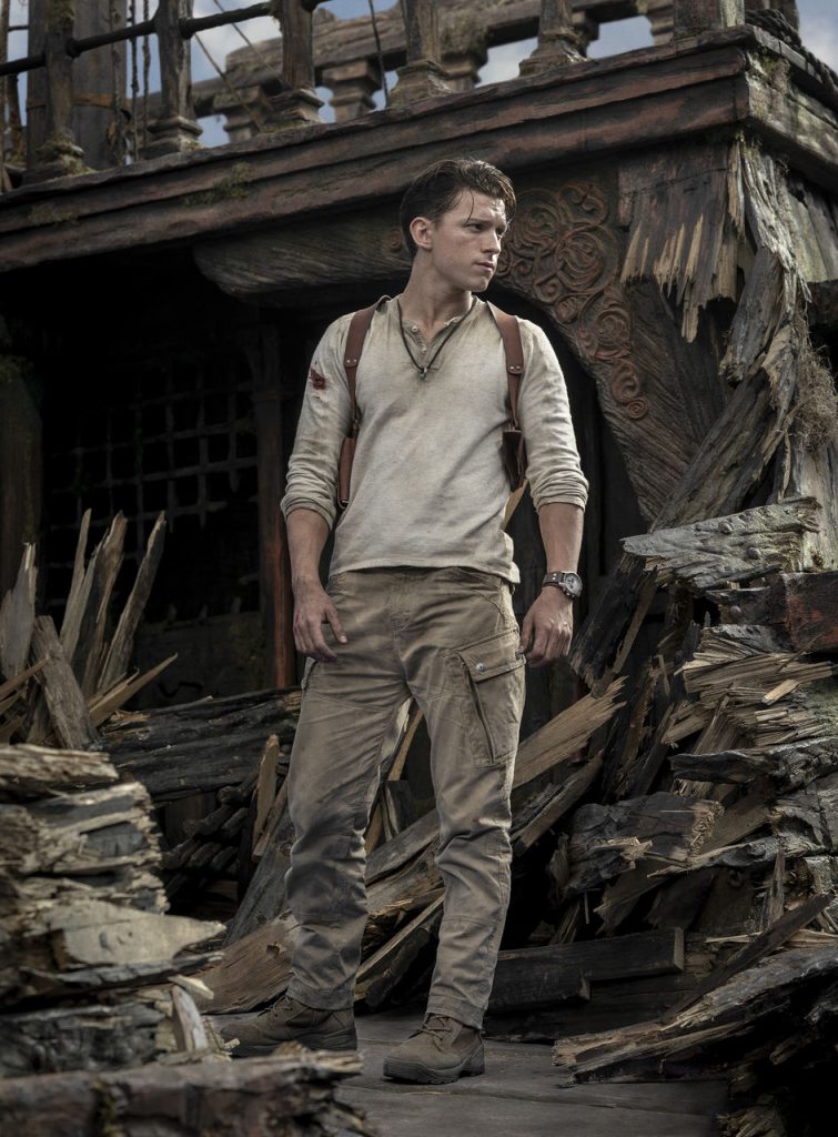 Tom Holland em Uncharted: Fora do Mapa