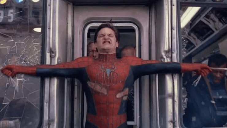 Cena do Trem, do filme Homem-Aranha (2002).