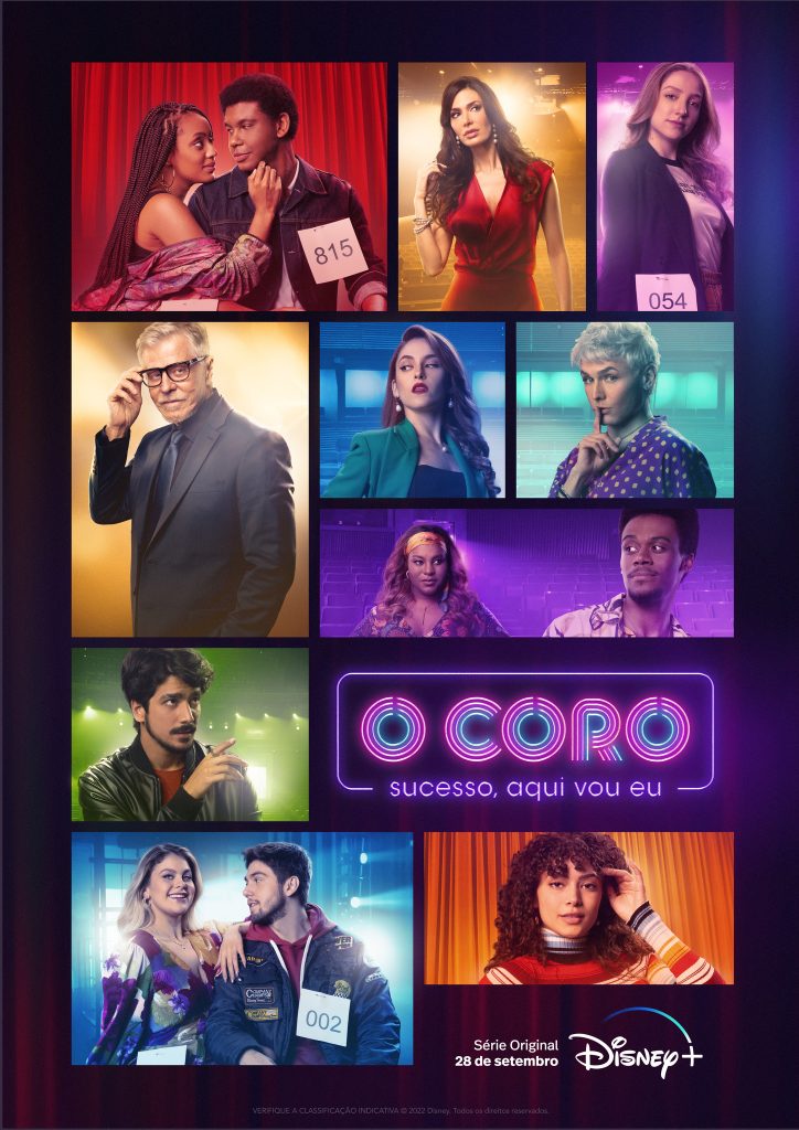 Pôster da série brasileira "O Coro: Sucesso, Aqui Vou Eu"