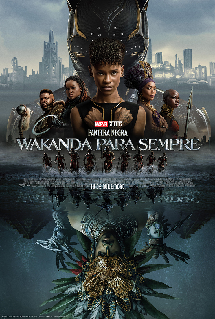 Poster de Pantera Negra Wakanda Para sempre