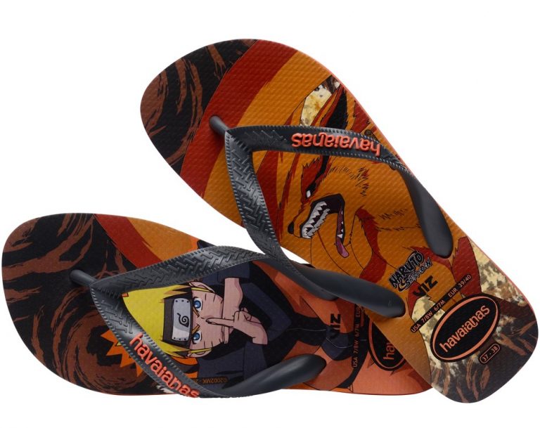 Havaianas atende pedidos e lança calçado com novas estampas de Naruto Otageek