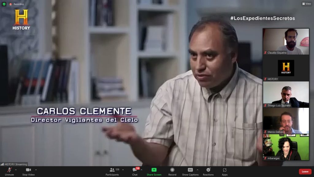 Carlos Clemente explica sobre a tentativa de comunicação dos OVNIs