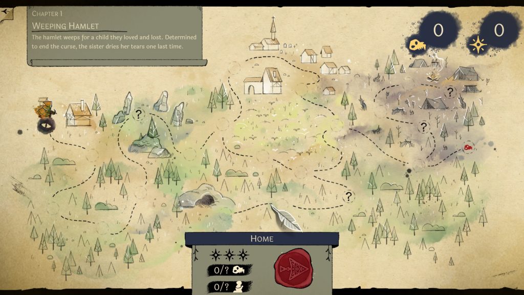 Pequeno mapa do jogo