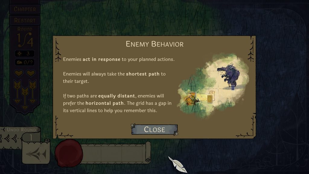 Tutorial do comportamento inimigo no jogo
