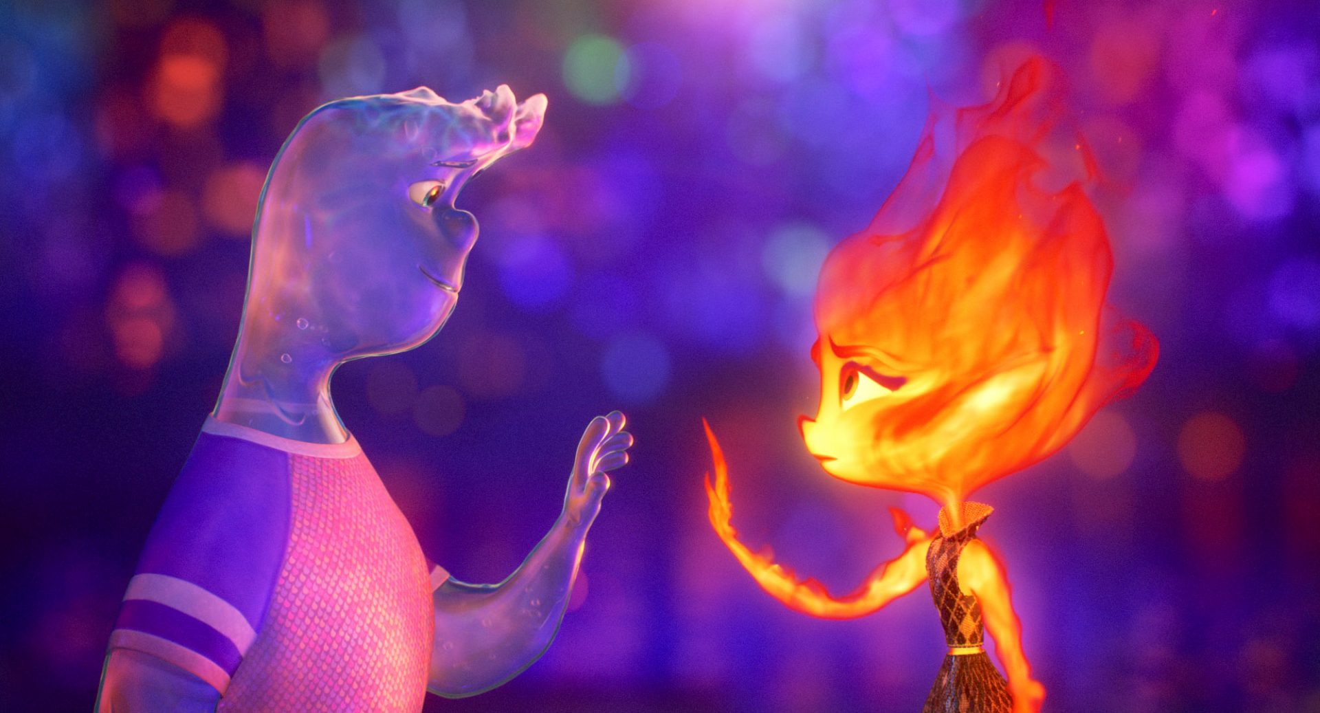 Pixar anunciou seu novo filme: Elemental! Em um mundo onde cidadãos de água,  fogo, terra e