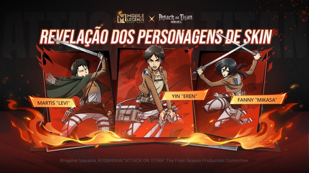 Mobile Legends x Attack on Titans Skins