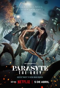 Trailer da série Parasyte: The Grey revela um universo expandido repleto de ação e suspense