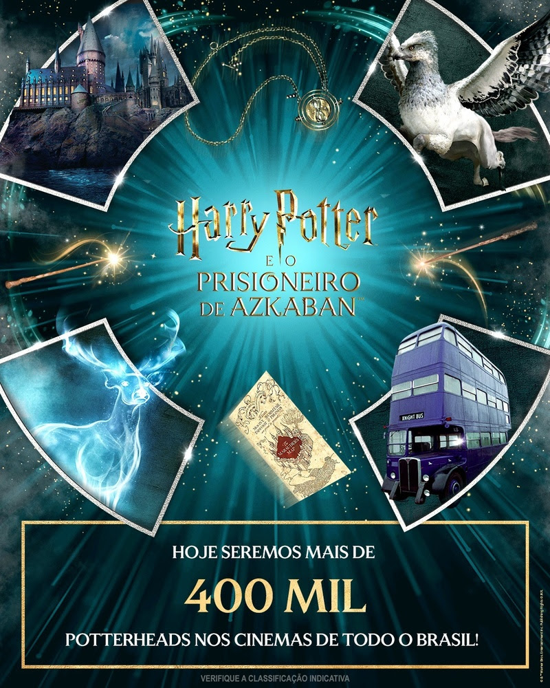 Harry Potter e o Prisioneiro de Azkaban para comemorar os 20 anos de lançamento do filme
