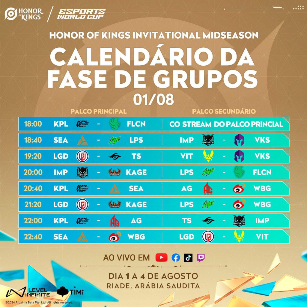 Honor of Kings Calendario