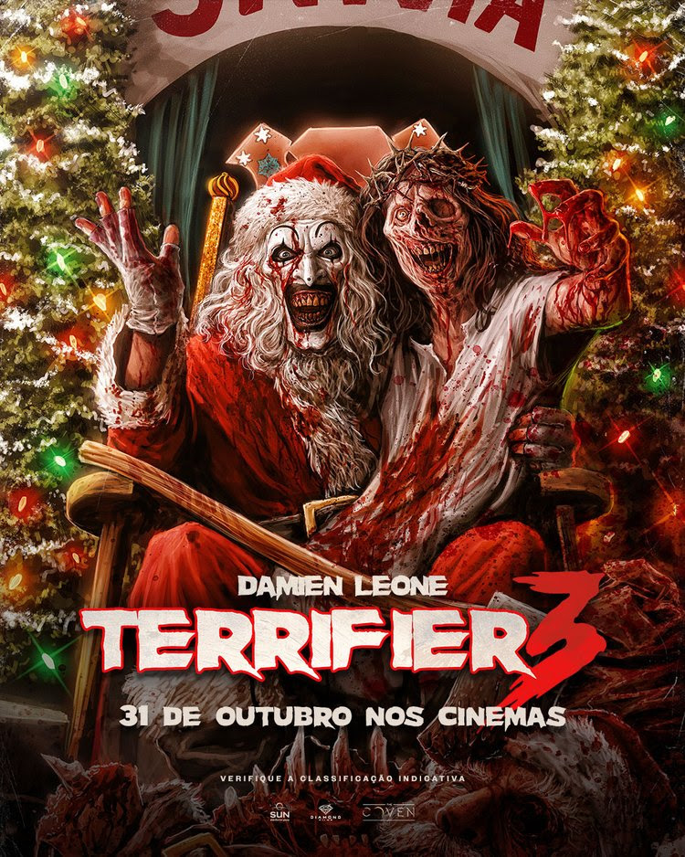 DIAMOND FILMS LIBERA NOVO TEASER PÔSTER DE TERRIFIER 3 OTAGEEK