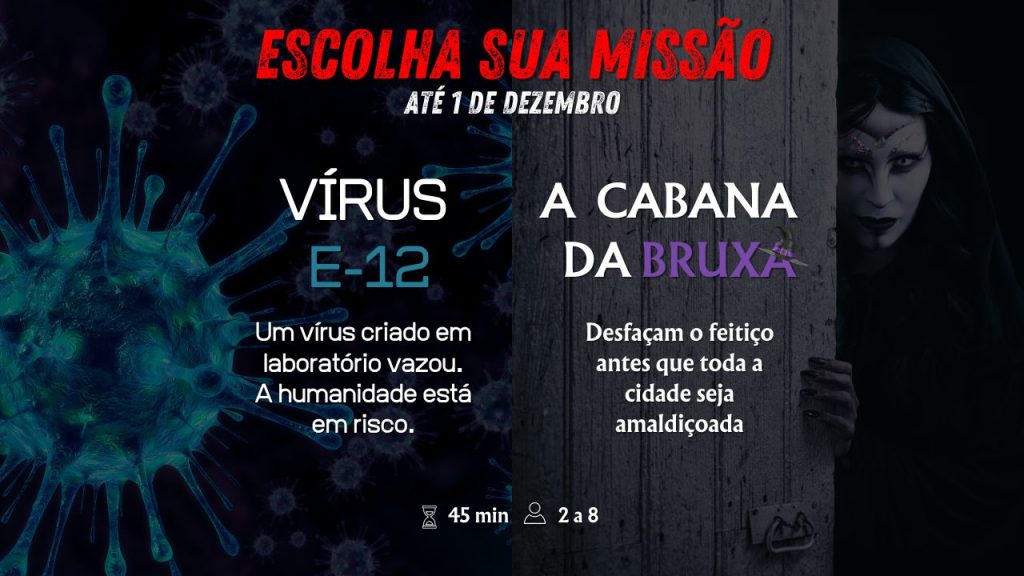 A melhor experiência de Escape Room do Brasil estará em Catalão até 01/12 OtaGeek