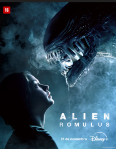 Alien: Romulus, thriller de terror e ficção científica da 20TH Century Studios, chega ao Disney+ em 21 de novembro