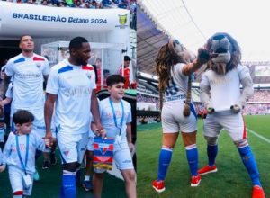 Leão em campo! Disney realiza ação de Mufasa: O Rei Leão durante jogo entre Fortaleza x Internacional