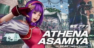 Personagem Athena Asamiya do jogo Kof XV