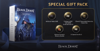 DLC gratuita do jogo Black Desert Online.